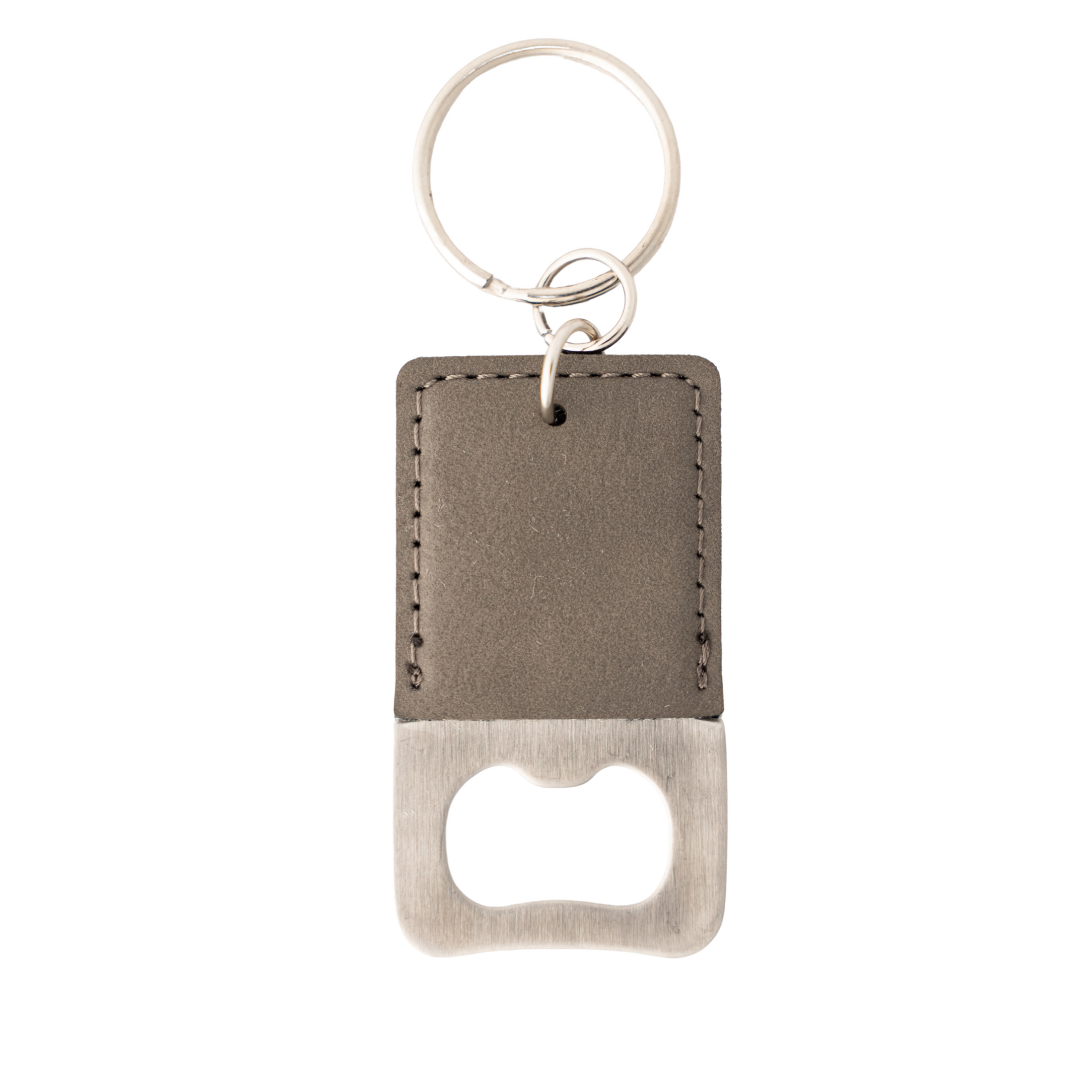 Vegan Leather Keychain Bottle Opener