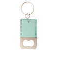 Load image into Gallery viewer, Vegan Leather Keychain Bottle Opener