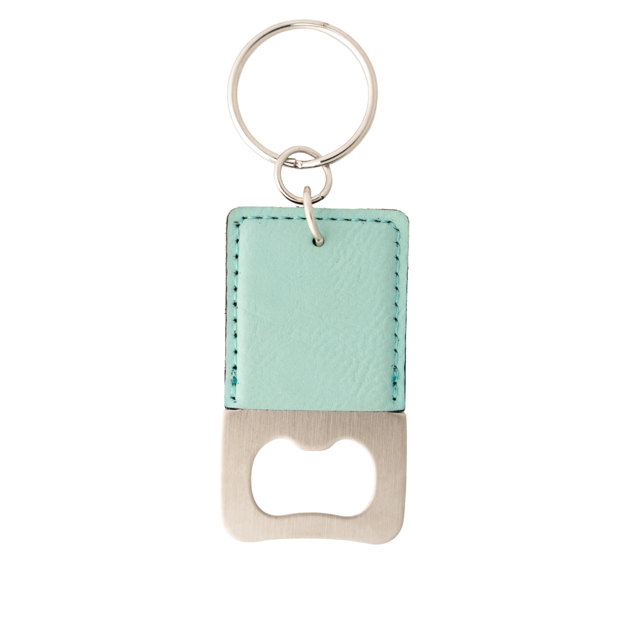 Vegan Leather Keychain Bottle Opener