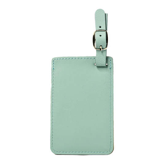 Vegan Leather Luggage Tag