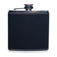 Load image into Gallery viewer, 6oz Vegan Leather Wrapped Flask