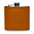 Load image into Gallery viewer, 6oz Vegan Leather Wrapped Flask