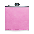 Load image into Gallery viewer, 6oz Vegan Leather Wrapped Flask
