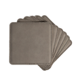 Load image into Gallery viewer, Square Vegan Leather Coaster Set