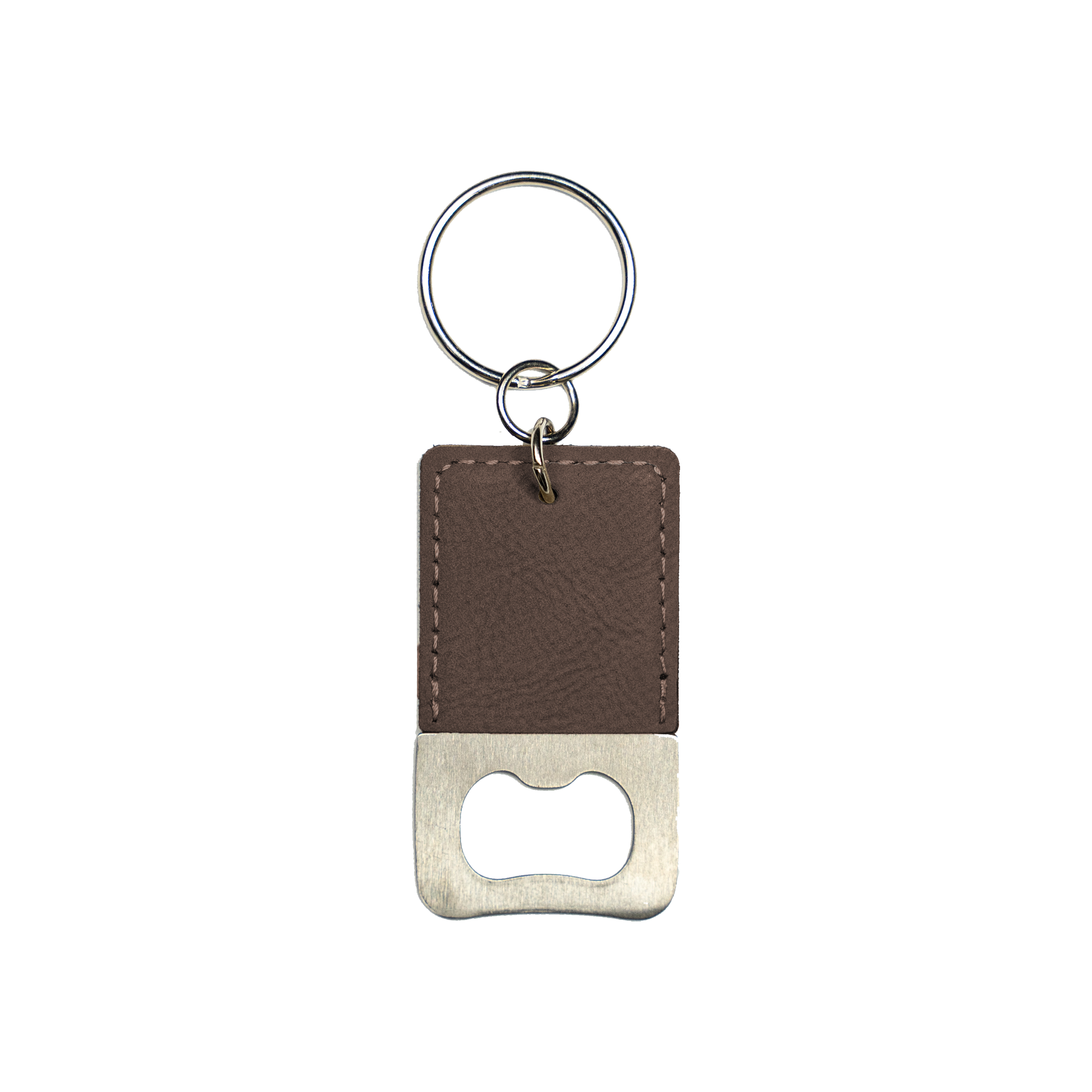 Vegan Leather Keychain Bottle Opener