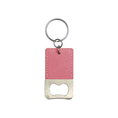 Load image into Gallery viewer, Vegan Leather Keychain Bottle Opener