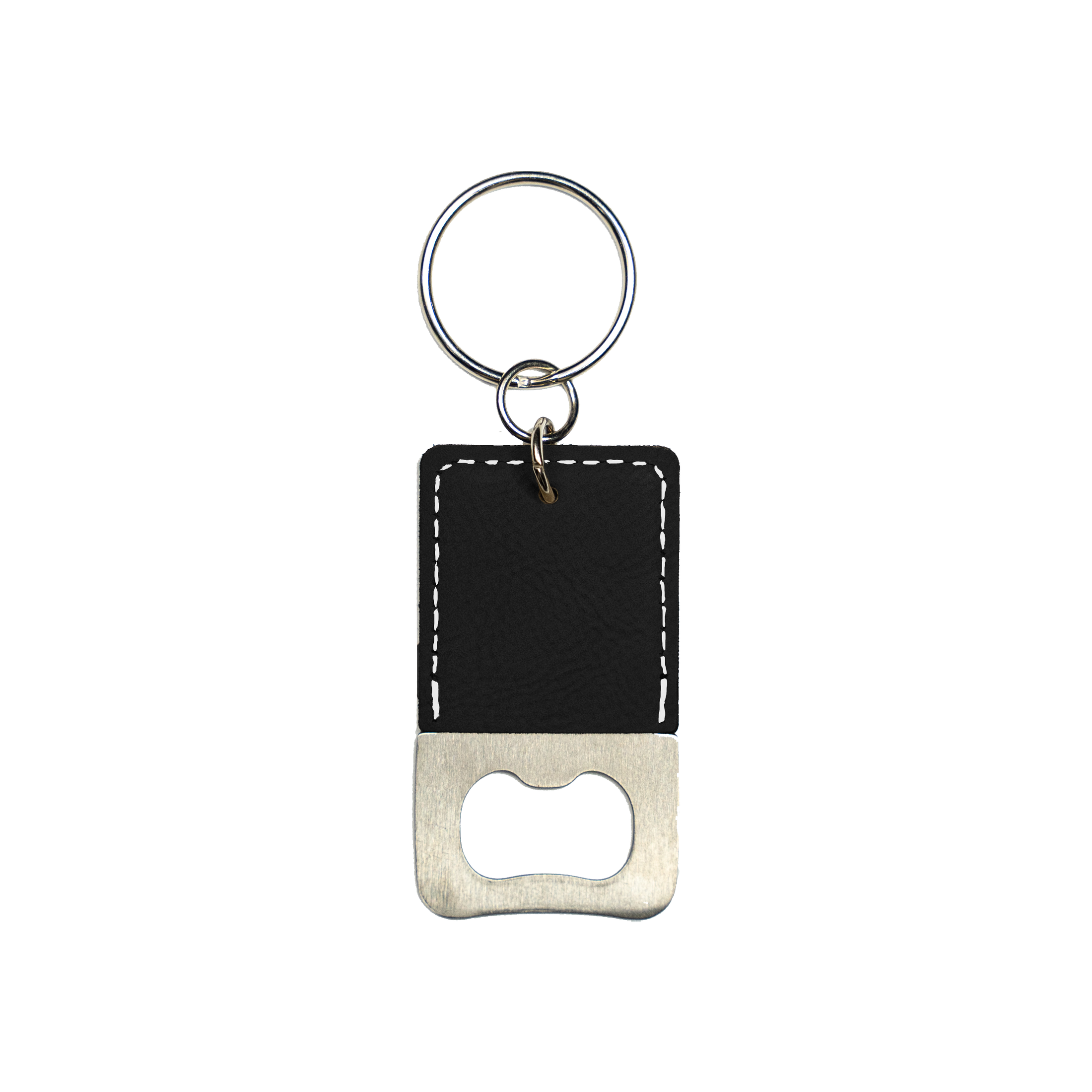 Vegan Leather Keychain Bottle Opener