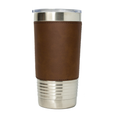 Load image into Gallery viewer, 20oz Vegan Leather Wrapped Tumbler