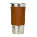 Load image into Gallery viewer, 20oz Vegan Leather Wrapped Tumbler