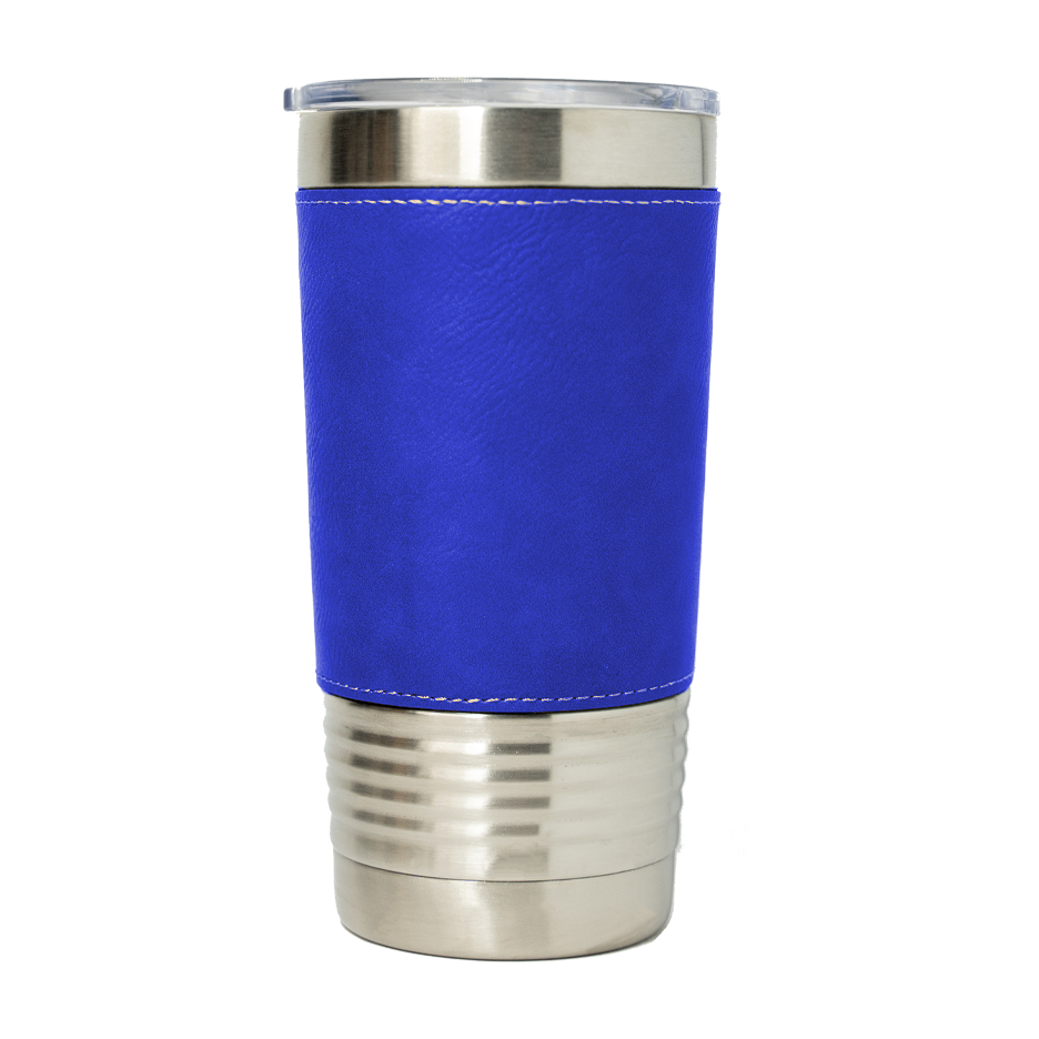 20oz Vegan Leather Wrapped Tumbler