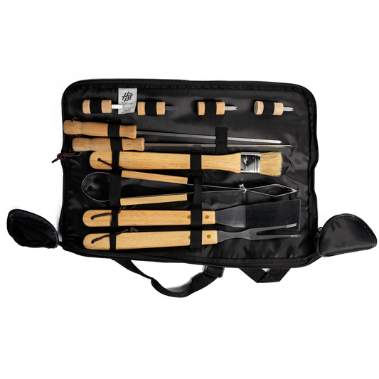 BBQ Set with Black Carrying Bag