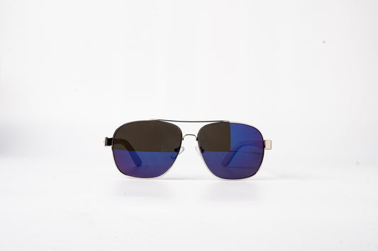 Aviator Sunglasses Blue Lens