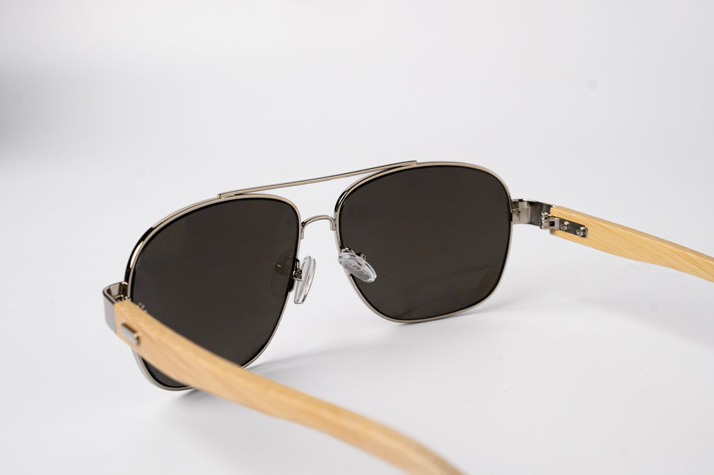 Aviator Sunglasses Black Lens
