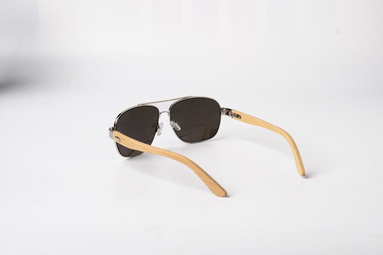 Aviator Sunglasses Black Lens