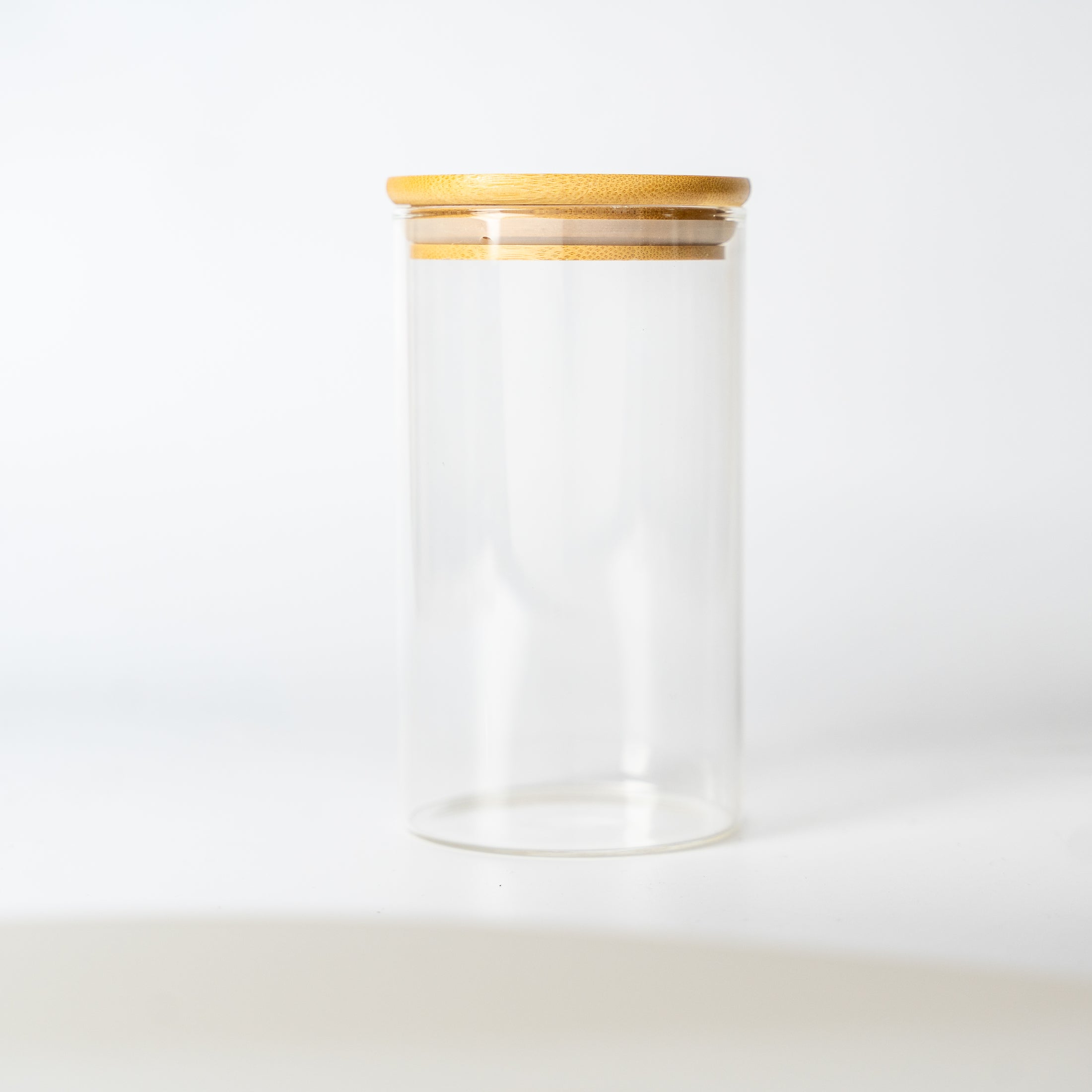 Glass Storage Jars with Bamboo Lid (10oz/20oz)