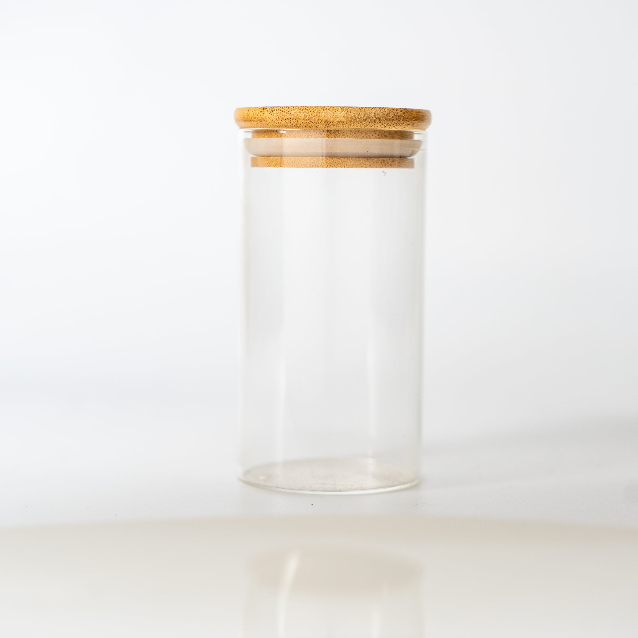 Glass Storage Jars with Bamboo Lid (10oz/20oz)