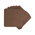 Load image into Gallery viewer, Square Vegan Leather Coaster Set
