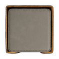 Load image into Gallery viewer, Square Vegan Leather Coaster Set
