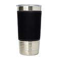 Load image into Gallery viewer, 20 oz. Vegan Leather Tumbler with Clear Lid
