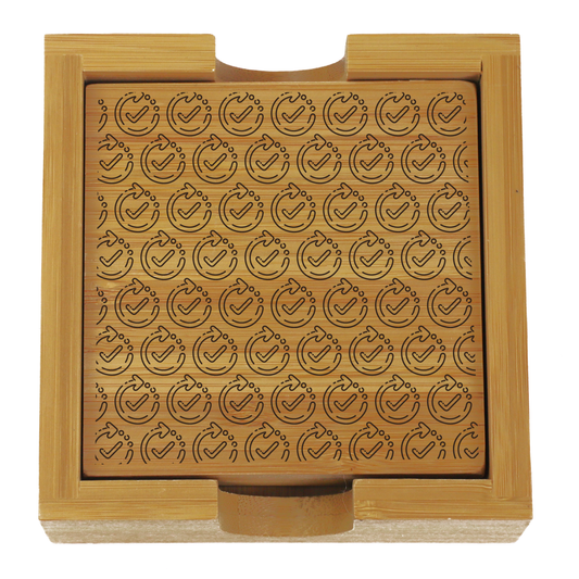 Bamboo Coasters Engraved