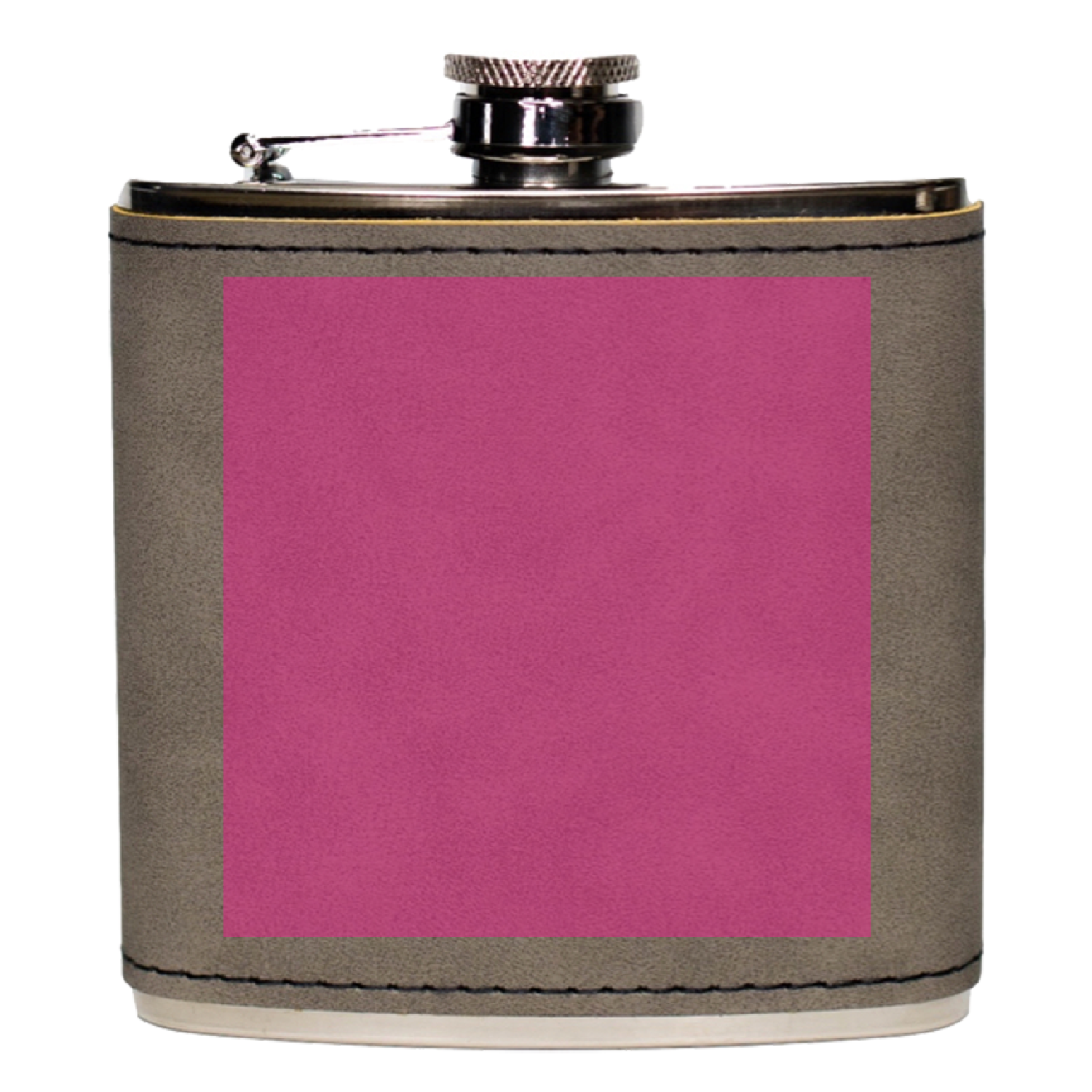 Leather Flask Engraved