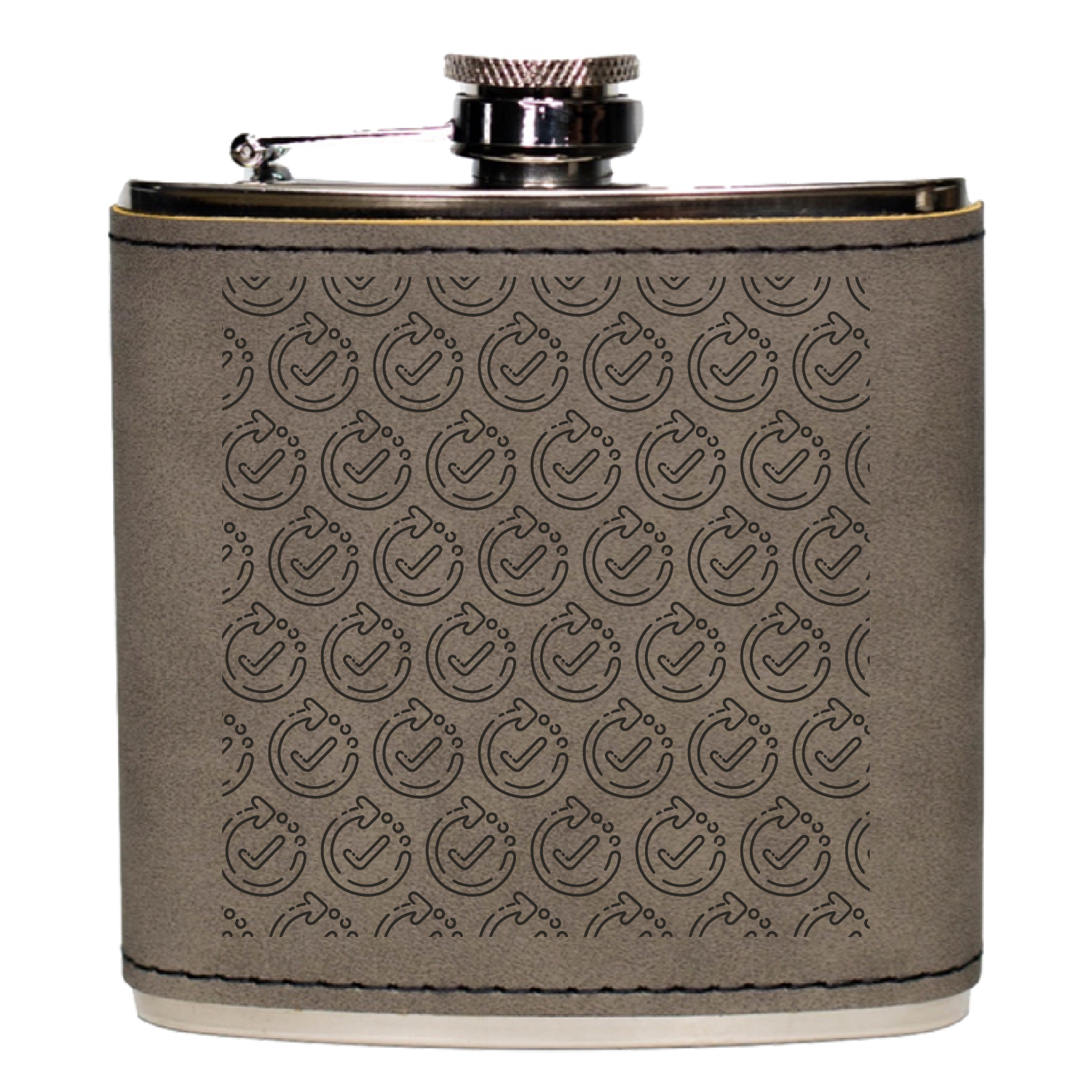 Leather Flask Engraved