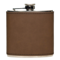 Load image into Gallery viewer, Leather Flask Engraved
