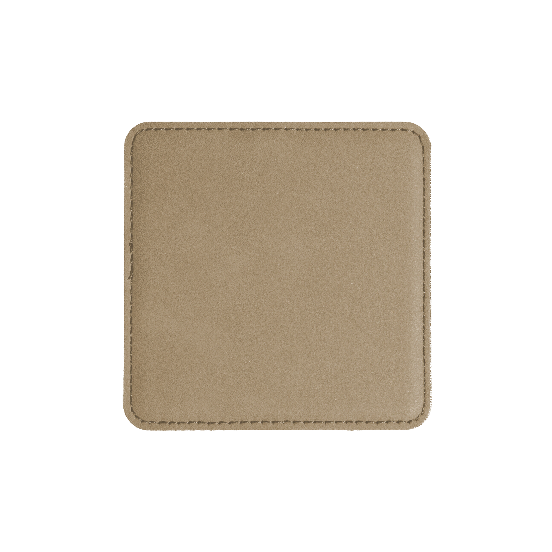 Square Vegan Leather Coaster Set